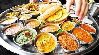 Enter CURRY HEAVEN - Mumbais BIGGEST Thali 38 Items + BEST Indian Street Food in Mumbai India