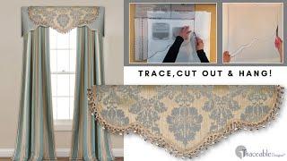 DIY valance kits - Make beautiful custom window valances without sewing #valance #homedecor