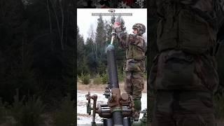 Firing 120mm Mortars