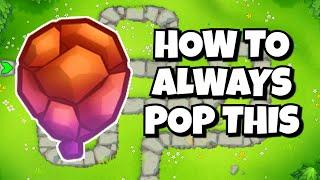 How To Always Pop The Rock Bloons