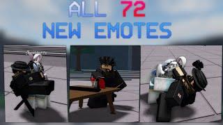 TSB  ALL 72 NEW EMOTES