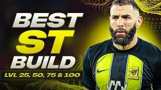 *UPDATED* BEST STRIKER BUILD FOR LVL 255075 & 100  EAFC 24 Clubs