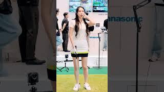 KOBA SHOW EVENT 파나소닉 부스 모델 골프치는 모습 스케치