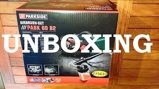 UNBOXING - Parkside Airbrush-Set PABK 60 B2