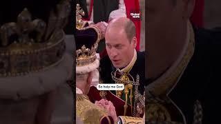 King Charles coronation Prince William pledges to be liege man of life and limb for father
