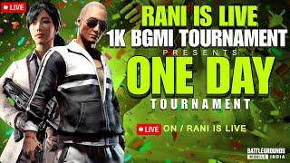 5K PRIZE  POOL  MATCH 1 BGMI LIVE TELUGU  GIRL GAMER   RANI IS LIVE ️ BGMI #pubgmobile