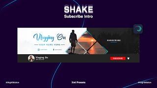 Make Shaking Subscribe And Bell Icon Animation In Alight Motion + Xml Preset