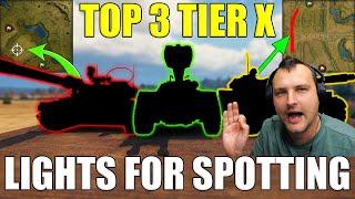 TOP 3 Tier X Light Tanks For Spotting  World of Tanks