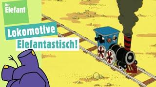 Petzi und die Lokomotive & Verschiebebild Feuerwehrauto  Der Elefant  WDR