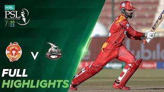 Full Highlights  Islamabad United vs Lahore Qalandars  Match 12  HBL PSL 7  ML2T