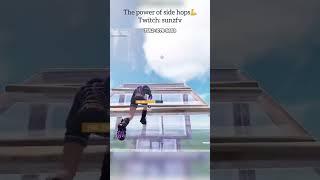 Crazy how good side hops are #fortnite #fortniteclips #gaming #skills