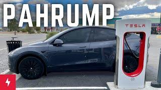 TESLA Just Opened a Supercharger in PAHRUMP