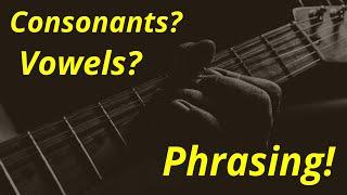 Phrasing Secrets For Guitarists – Using Vowels And Consonants #guitar #learnguitar