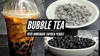 How to Make BUBBLE TEA and Tapioca Pearls Recipe at Home