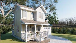 6x5m ADORABLE Small House  Cottage Farm House  House Design Ideas