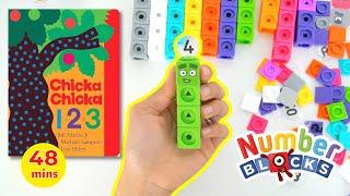 NUMBERBLOCKS TOYS Mathlink Cubes 1 to 10   Chicka Chicka 123 Read Aloud Animated for Toddlers