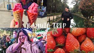 baguio travel vlog  exploring the city of baguio & we got stranded in manila