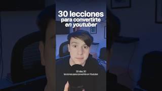 Día 4 - Cómo pase de 1.000 suscriptores a 30.000 con un simple cambio ️ #creadordecontenido