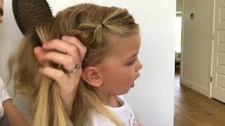 Little Girls Hair Tutorial Elsa Braid -- Milo