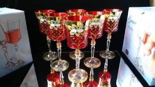 Aleks-Crystal.com - bohemia wine glasses rubin