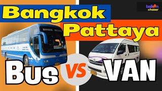 BANGKOK - PATTAYA Which BUS is BEST?  Tested 2024