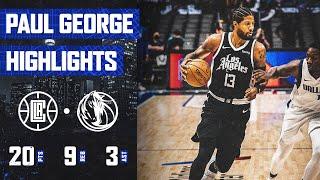 Paul George Posts 20 Points Game 4 vs. Mavericks  LA Clippers
