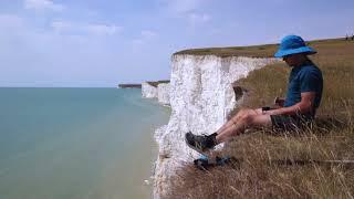Hiking 12 Miles Alone on Seven Sisters Cliffs