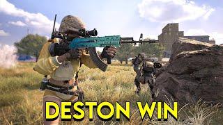 Our First Win on Deston - PUBGs New Map