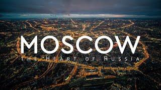Moscow The Heart of Russia Drone Video  Москва - Сердце России Аэросъемка Pushkin Fly Team Футаж