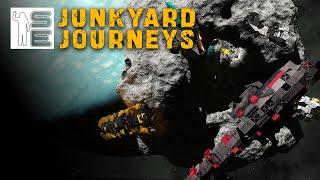  Junkyard Journeys  Episode 18 - Building a Grinder Wall - Scrapyard Space Engineers