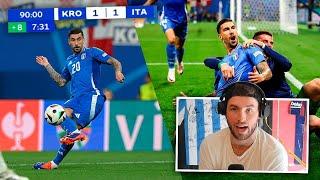 I CANT BELIEVE IT ITALY VS CROATIA 1-1 EURO 2024 LIVE REACTION