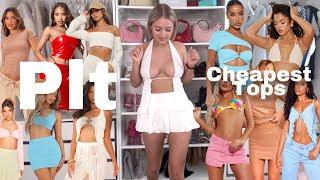 PLT cheapest tops haul  try on