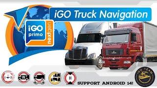 IGO Nextgen navigation for Truck and Car. Europe & England. Warning ADR Speedcam POI Android 14