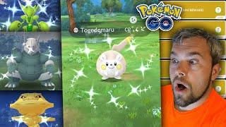 Shiny Togedemaru Hunt This was Tough but we got... Pokémon GO