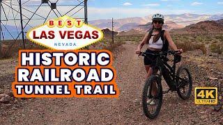 Historic Railroad Tunnel Trail  Amazing Scenic Bike Trail 4K   Best in Vegas  Lake Mead Nevada