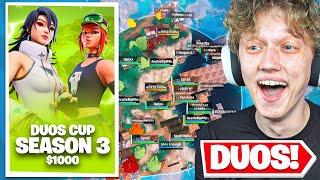 I Hosted a $1000 DUOS Tournament In Season 3 Fortnite