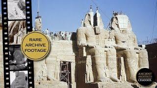 Moving the Ancient Egyptian Temples of Abu Simbel in 1968 + Rare Archive Film  Ancient Architects
