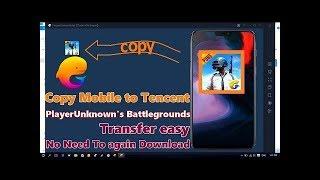 Copy PUBG Mobile From Mobile To Tencent Emulator  No Need To Download Again 