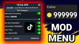 TikTok MOD APK 2024 Unlimited Coins No Watermark 1M Followers Premium Region Unlocked