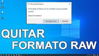 Recuperar archivos de Disco duro o USB que pide formatear la unidad  Solución RAW  TestDisk 