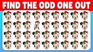 Find the ODD One Out -  Mickey Mouse Edition Easy Medium Hard - 30 ultimate puzzles