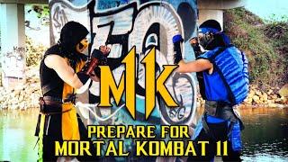 Scorpion vs Sub-Zero MORTAL KOMBAT 11 TRAINING  MK11 FIGHT Parody