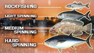 GUÍA para ELEGIR EQUIPO de Pesca SPINNING según el TAMAÑO del PEZ