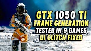 GTX 1050 Ti - AMD FSR 3 Frame Generation Mod Tested in 9 Games