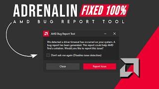 AMD Bug Report Tool Error Fixed 100%  How To Fix AMD Driver Timeout issue in 2023