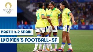 Brazil make their way to women’s football final  #Paris2024 highlights