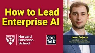 How to Lead Enterprise AI with Harvard Business School  CXOTalk #803