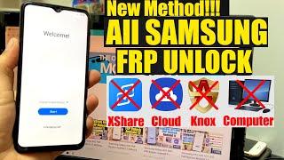 New Method All Samsung Android 12 Remove Google Account Bypass FRP Without Pc.