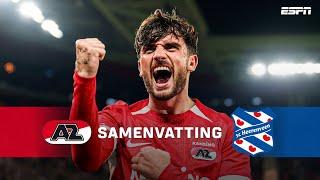  TROY PARROTT maakt er 4️⃣ in duel met TIEN DOELPUNTEN   Samenvatting AZ - sc Heerenveen