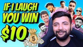 I LAUGH YOU WIN $10  Try Not to Laugh Challenge  Mian Bhai Memes